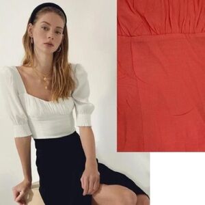 Aritzia Wilfred Pandora Fresco Pink Blouse